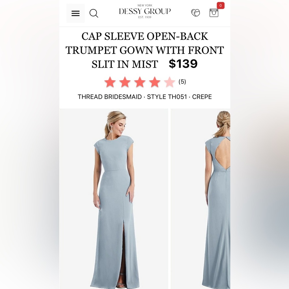 Brand new with tags bridesmaids dress!